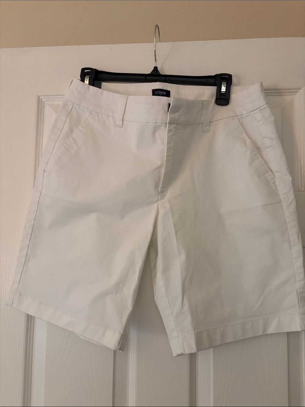 J. Crew White Bermuda Chino Shorts 9 inch - Picture 3 of 9